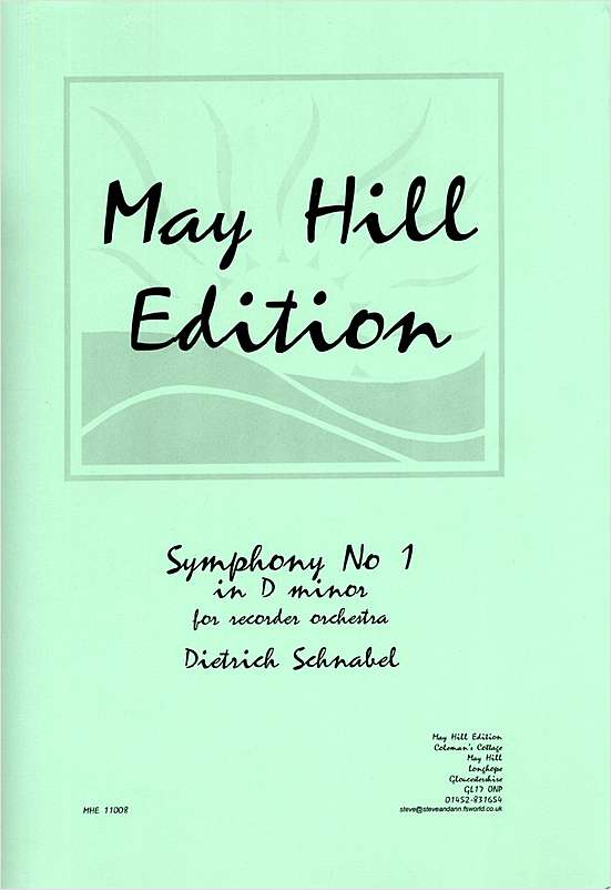 Cover Schnabel Symphonie Nr. 1